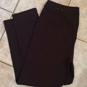 Chico’s brown pattern pants